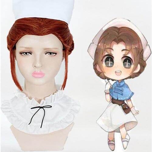 Hot Game Identity V Cosplay Wigs Doctor Emily Dale Cosplay Wig Heat Resistant Synthetic Wigs Halloween Carnival Party Wigs