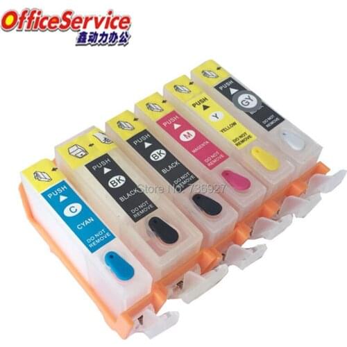 PGI-725 CLI-726 pgi725 cli726 Refillable ink Cartridge For Canon PIXMA MG6170 MG6270 MG8170 MG8270 inkjet printer
