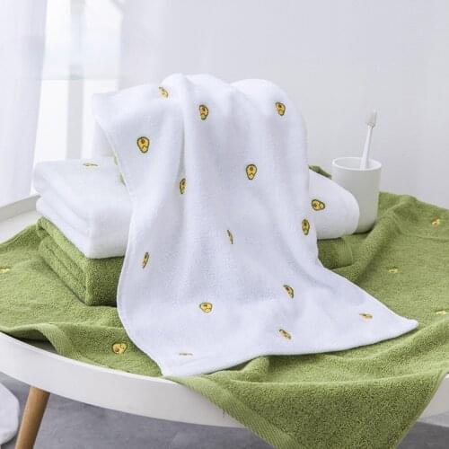 75x35cm avocado style towels bathroom towel cotton face wash household cotton soft absorbent microfiber towel hand towel