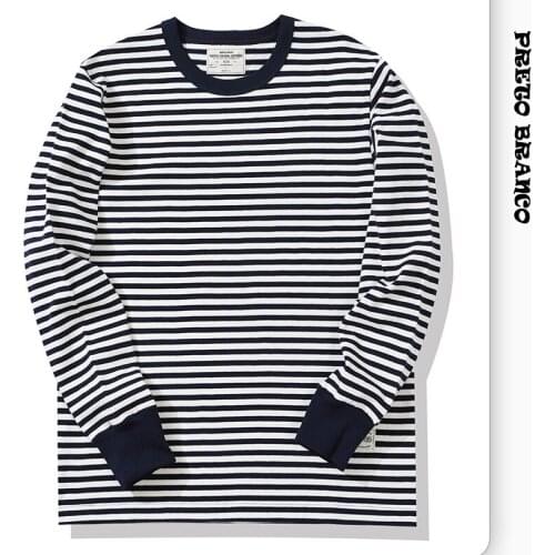 Мужские полосаты футболки Preto branco China At AliExpress