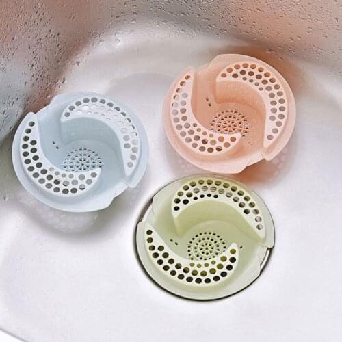 Creative Kitchen Sink Strainer Multifunction Bathroom Floor Drain Plastic Anti-clogging Sink Filter 3 Color Easy Clean Sieve