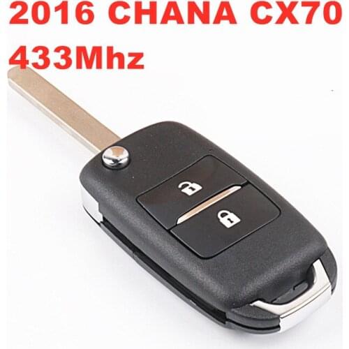 For CHANA 2016 CX70 folding remote control key 433Mhz