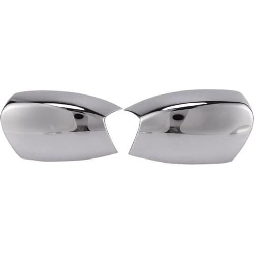 1 Pair Rear View Mirror Cover ABS Plastic Car Side Mirror Cover Chrome for Ford S-MAX