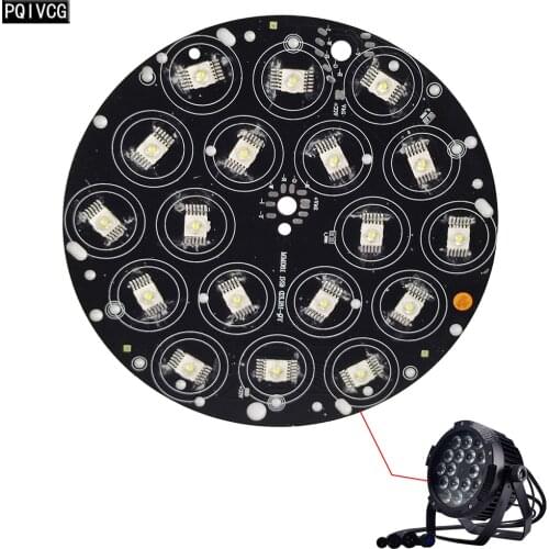 18x18w Waterproof Par Light RGBWA+UV 6in1 LED board 24v outdoor Par Light Accessories spare board