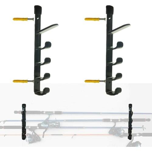 2pcs/lot Horizontal Fishing Rod Storage Rack Storage Holder Fishing Rod Storage Clip Boat