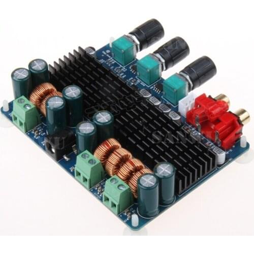 50W + 50W + 100W DC24V TPA3116 2.1 Channel Digital Power Amplifier Board