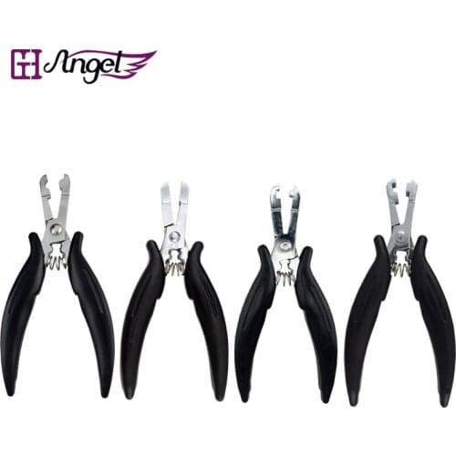 Wholesale 60pcs Mix C/D/U type pliers for hair extension, Micro loop tools/ hair extension pliers stainless steel