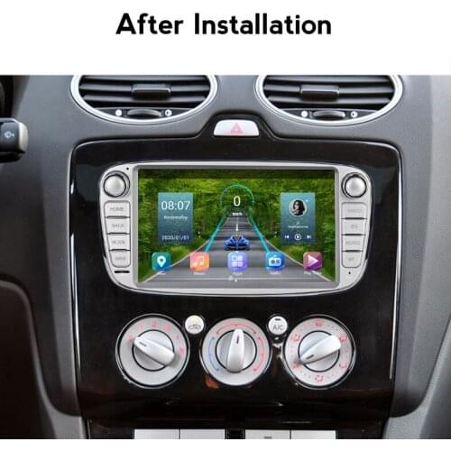 4G 64G Android 10 2 Din Car Radio Multimedia Video Player For Ford Focus S-Max Mondeo 9 Galaxy C-Max Navigation GPS audio 2din