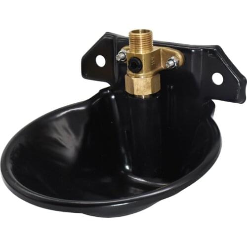 Stainless Steel Goat Sheep Automatic Waterer Bowl Cattle Drinker Cup Copper Valve Dispenser for Piglet Dog Calves