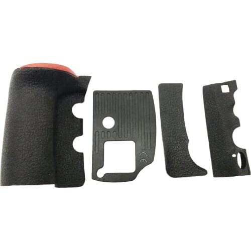 A Set of 4PCS New Bady rubber (Grip+left side+thumb+bottom) repair parts For Nikon D810 SLR