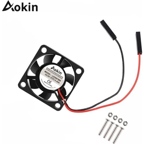 5V 3.3V 0.2A Cooling Cooler Fan For Raspberry Pi Model B+ / Raspberry Pi 2/ Raspberry Pi 3 With Screws Parts