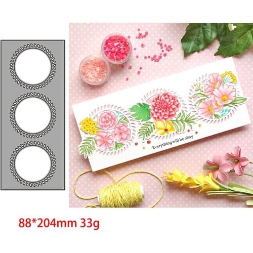 Rectangle Round Frame Metal Cutting Dies Scrapbooking Craft Mold Cut Die Stencil Handmade Paper Card Make Template New Design