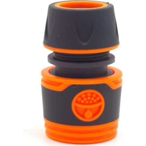 Garden Sprinkle 4 Points Water Hose Connector Pipe Adaptor Tap Hose Pipe Fitting Set Quick Connector with Rubber Material