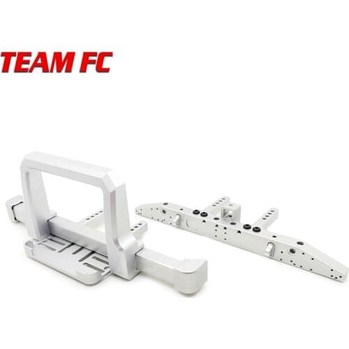 TRX4 Aluminum Front Rear Bumper With Trailer hole for 1/10 RC Car TRX-4 Upgrade Parts