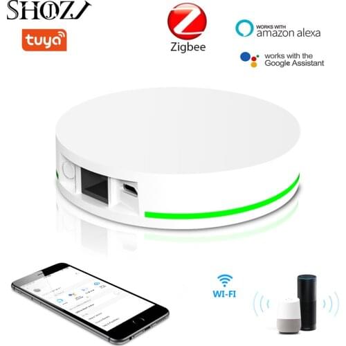 Tuya ZigBee Smart Gateway Hub Modules Smart Home Bridge gadgets Wireless Remote Controller Works With Alexa Google Home SHOJZJ