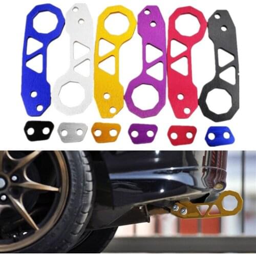 Universal Car Alloy Trailer Hooks 6 Colors Outdoor Car Auto Durable Aluminum Auto Emergency Multifunction Accessories Tools