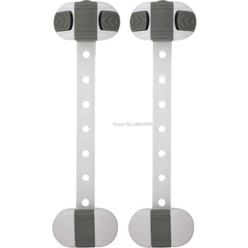 High Quality 2PCS Baby Multifunctional Safety Lock Drawer Lock Baby Adjustable Safety Lock Baby Protective Lock