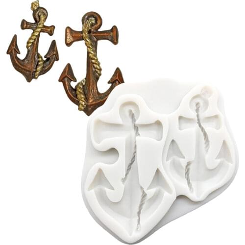 Anchor Silicone Mold Sugarcraft Chocolate Cupcake Fondant Cake Decorating Tools