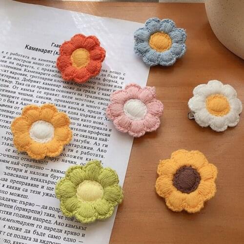 Net Red Daisy Hair Clip Female Duckbill Clip Flower Brooch Dual-use Hair Accessories