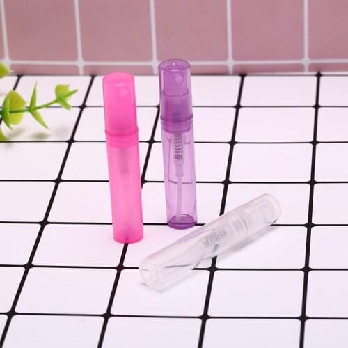 1PC 3ml Spray Bottle Plastic Transparent Small Empty Spray Bottle for Make Up Skin Care Refillable Bottle