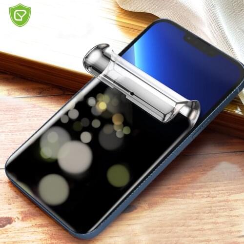 CHYI privacy Hydrogel film for Iphone 11 12 pro max SEscreen protector anty spy film for oneplus xs max XR Not tempered glass