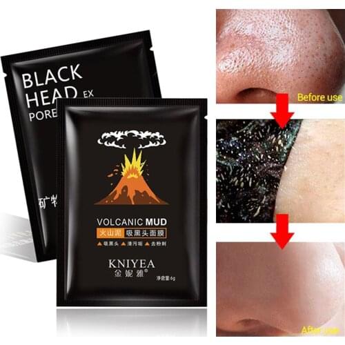 5pcs Peel Off Mask Mud for Blackhead Remove Acne Treatments Skin Care Black Nose Mask Oil-control Pore Clean Nasal Strips