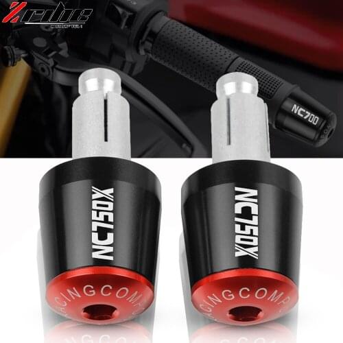 For HONDA NC750X NC 750X NC700 NC700X 2015 2016-2018 Motorcycle Accessories 7/8" 22MM Handlebar Hand Grips Handle Bar End Cap