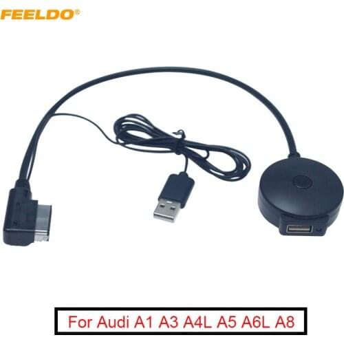 FEELDO 1PC Bluetooth & USB Audio Adapter For Audi MMI 2G Multimedia System Stereo Head Unit