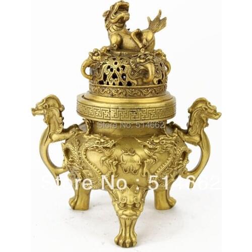 FengShui BRASS TIAN GOU Furnace /FENGSHUI BRASS Incense Burner