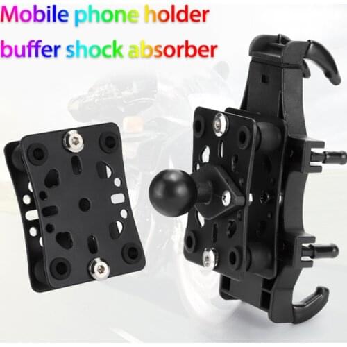 J60A Universal Bike Phone Mount for Motorcycle Bike Handlebars Mobile Shock Absorbe Universal Phone Holder Motorcycle Bike