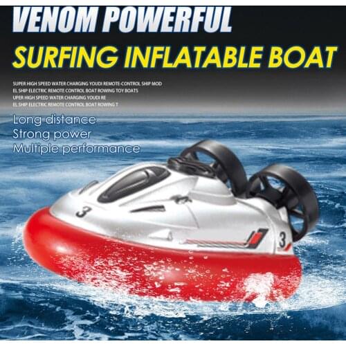 Mini RC Boat Hovercraft Boat Parent-child Interactive Water Toy for Children
