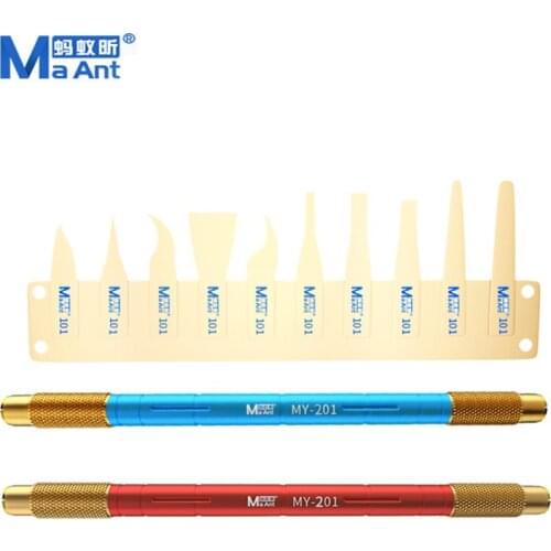 Ma-Ant Multi-function Mobile Phone Repair Blade For Glue Remover Motherboard BGA Chip Glue Cleaning Scraping Pry Knife