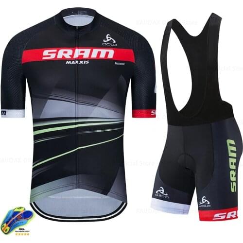 Conjunto De Jersey De manga corta para Hombre, Ropa De verano para Ciclismo profesional, secado rápido, 2020