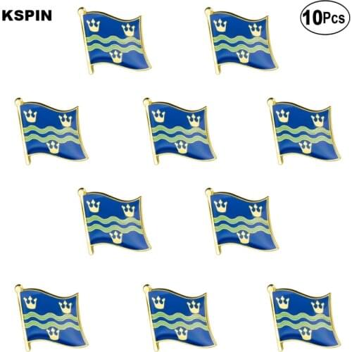 CAMBRIDGESHIRE Lapel Pin Flag badge Brooch Pins Badges 10Pcs a Lot