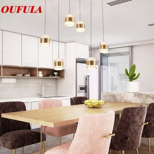 OULALA Modern Pendant Lights Hanging Lamp Contemporary LED Fixture Decorative For Dining Room Bedroom Restaurant