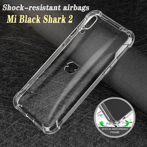 Transparent TPU Case For Xiaomi Black Shark Helo 2 3 Pro Phone Cover Xiaomi Black Shark2 Black Shark3 Pro Non-slip Phone Cse