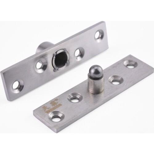 1 Pcs/set Hidden Door Stainless Steel 360 Degree Rotating Hinge Invisible Furniture Hardware Up and Down Heaven and Earth Hinge