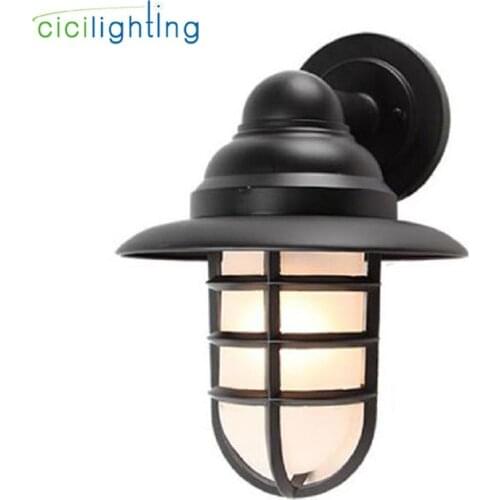 Europe Style Outdoor Wall Sconce,Garden Villa Street Wall Light,Fence Outside Landscape Lamp Restaurant Shop Decoration Lighting