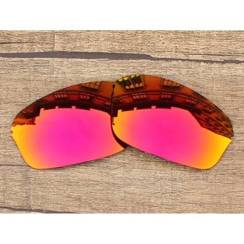 Vonxyz Ruby Mirror Polycarbonate Replacement Lenses for-Oakley Half Wire 2.0 Frame