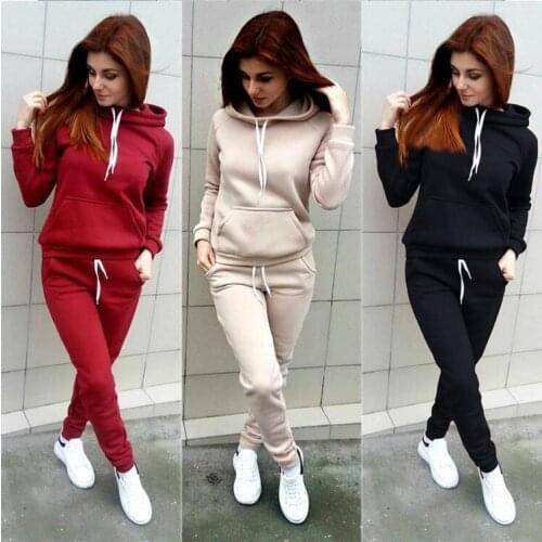 Women Sports Suits One-piece Tracksuit Women Sportswear Winter Set Suit Belt Cap Hooded Sport Suit Women Jogging Suits