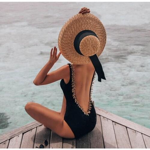 Swimsuit Separate Fused Female Swimwear For Women Summer 2020 New Black Velvet Underwire Bracket Push Uping Large Back Sexy