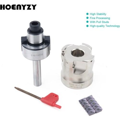 1Set C12 C16 C20 C25 C3/4 FMB22 Face End Mill Tools Holder + BAP300R-50/63 + 10pcs APMT1135 Carbide Inserts For CNC Machine