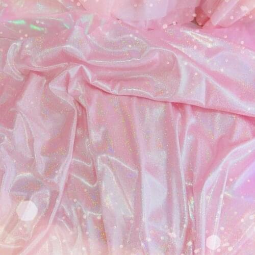 1pc Dreamy Rectangle Mermaid Scales Handmade Sequins Background Laser Shiny Tablecloth Decorative Cloth 100cm*150cm