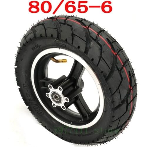 10 inch 10x3.0 tire 80 / 65-6 tire + wheel hub electric scooter inner tube folding bicycle thickened wear resistant Tire Parts