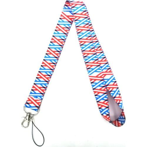 10Pcs Cartoon Anime Art Neck Strap Lanyard for Keys ID Badge Holder Camera Whistle Mobile Phone Rope Webbing Keychain Lanyards