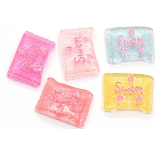 100/50 pcsCrystal Mixed Sweet Candy Resin Decoration Crafts Flatback Cabochon Embellishments For Scrapbooking Diy Accessories