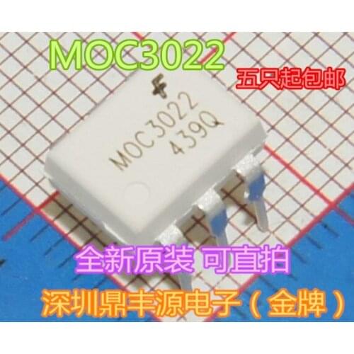 100% New&original MOC3022 DIP6