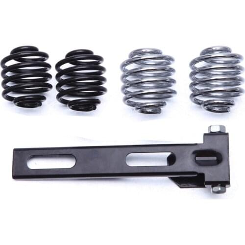 2" Motorcycle Solo Seat Spring Steel Driver Seat Spring Hardware Bracket Mount Kit For Harley Bobber Chopper Custom Moto