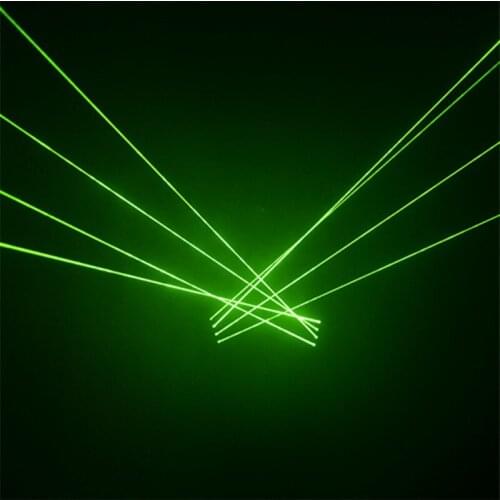 SJ82 Ballroom dance green laser gloves dj party glowing led costumes bar luminous green beams 4pcs laser heads gloves disco club