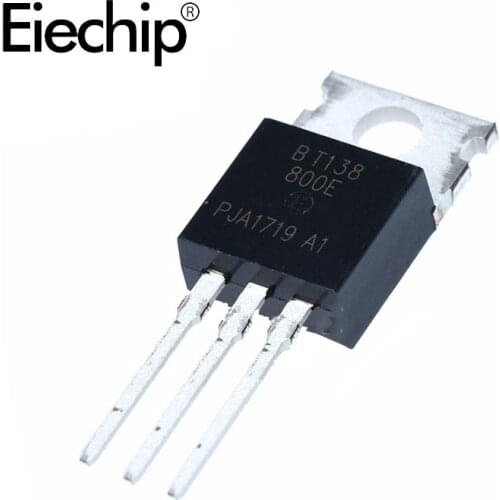 5PCS BT138-800E BT138-800 Triac 5W 12A 800V TO-220 new and original
